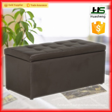 Modern storage ottoman leather ottoman